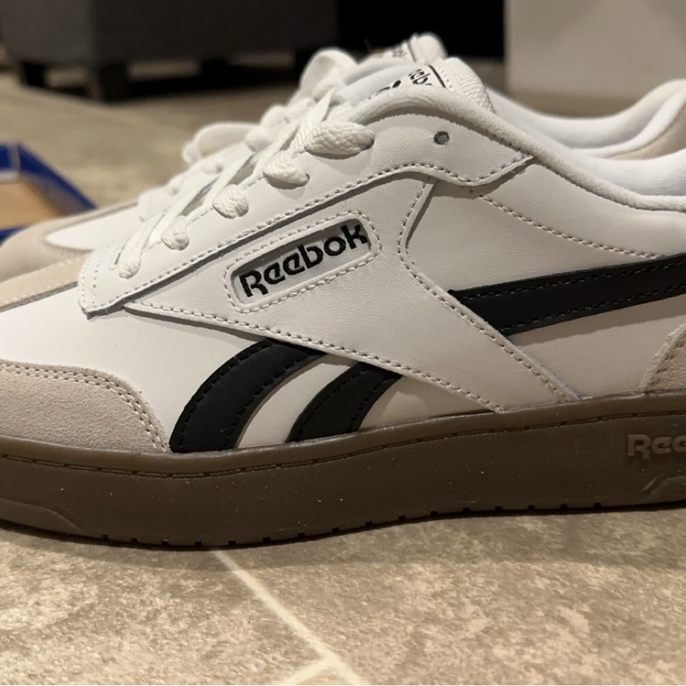 Women’s Reebok Leather Forte Lounger Double Up Sneakers
